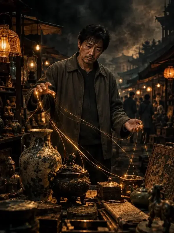 《人到中年：我的双眼可以看穿一切》旧物街市海报